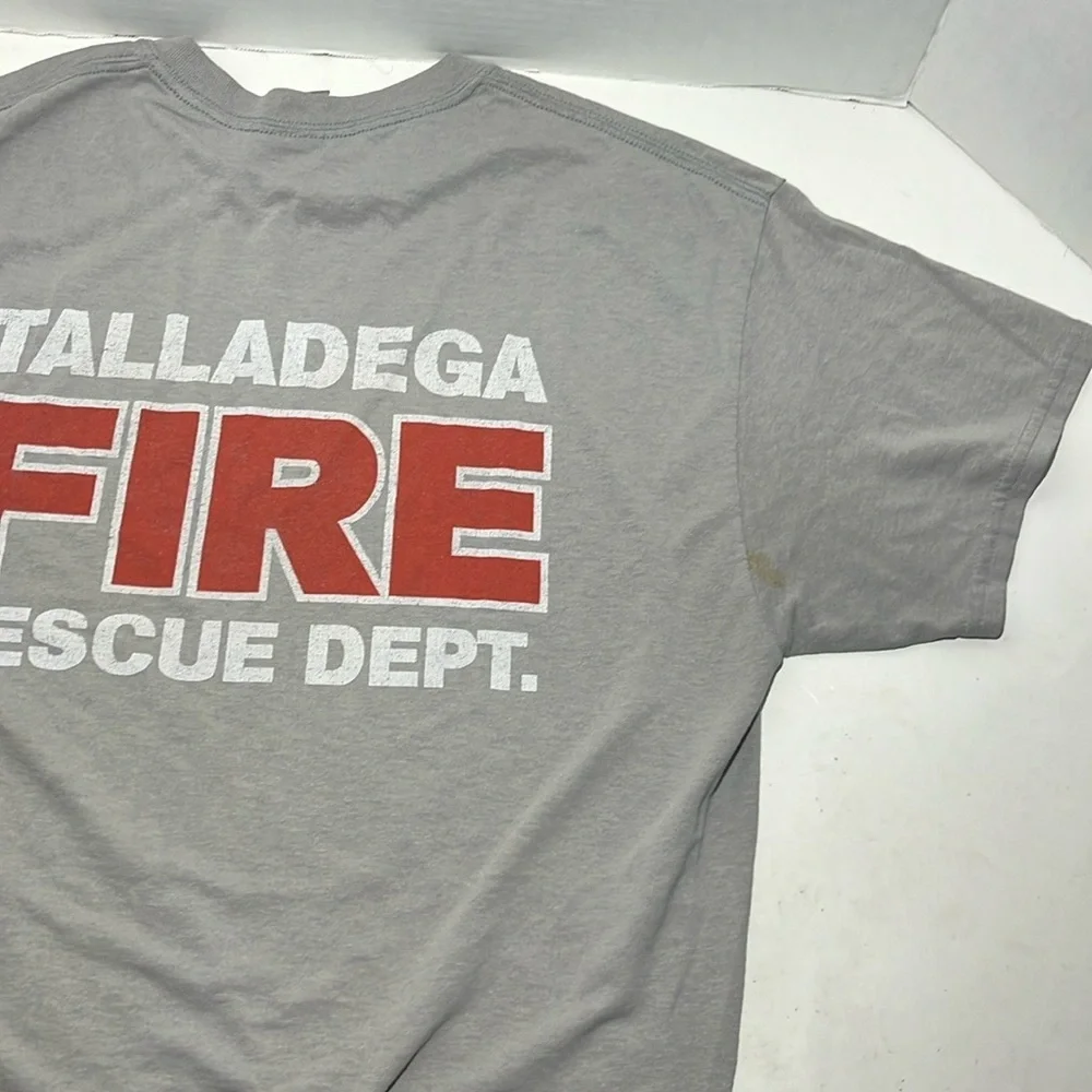 Gildan Gray Short Sleeve Tee Classic Crew Neck - Picture 7 of 9